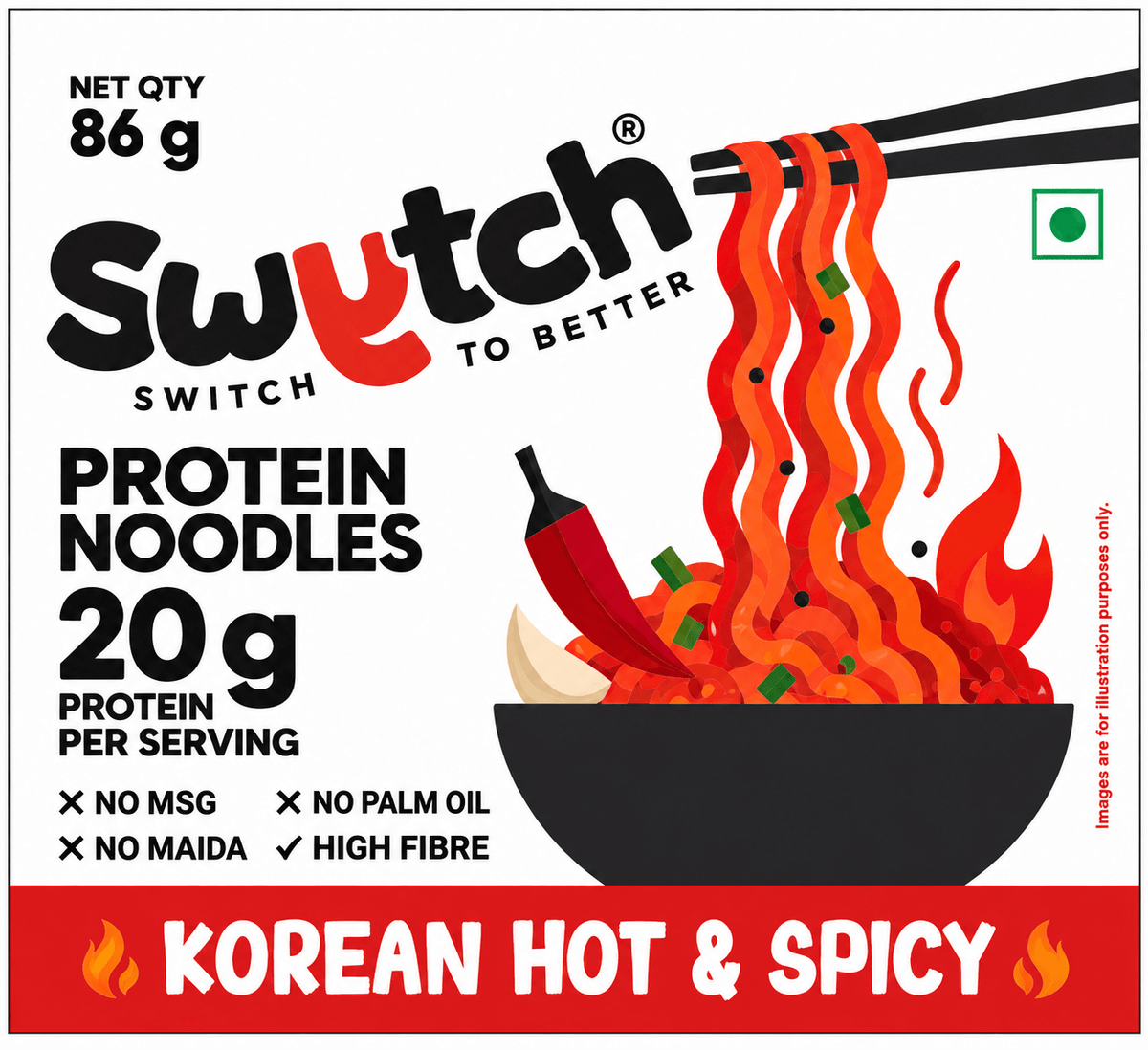 Korean Hot & Spicy Pack of 4